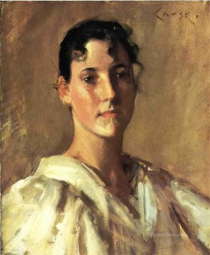 company of captain reinier reael known as themeagre company Painting - Portrait of a Woman2 William Merritt Chase